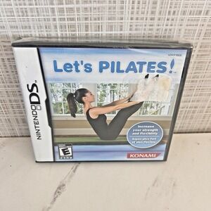 Nintendo DS Let's Pilates Konami Exercise Everyone Game New Factory Sealed UU